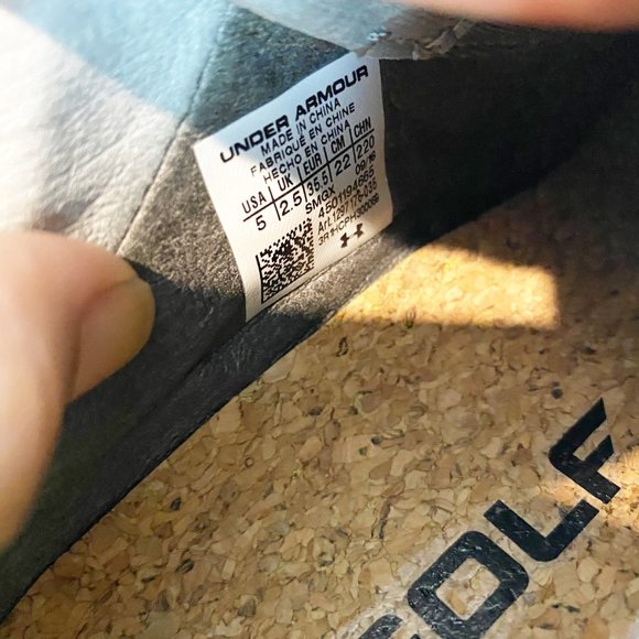 Under Armour WMNS Spikeless Golf Shoes Grey Size 5 - Picture 8 of 9